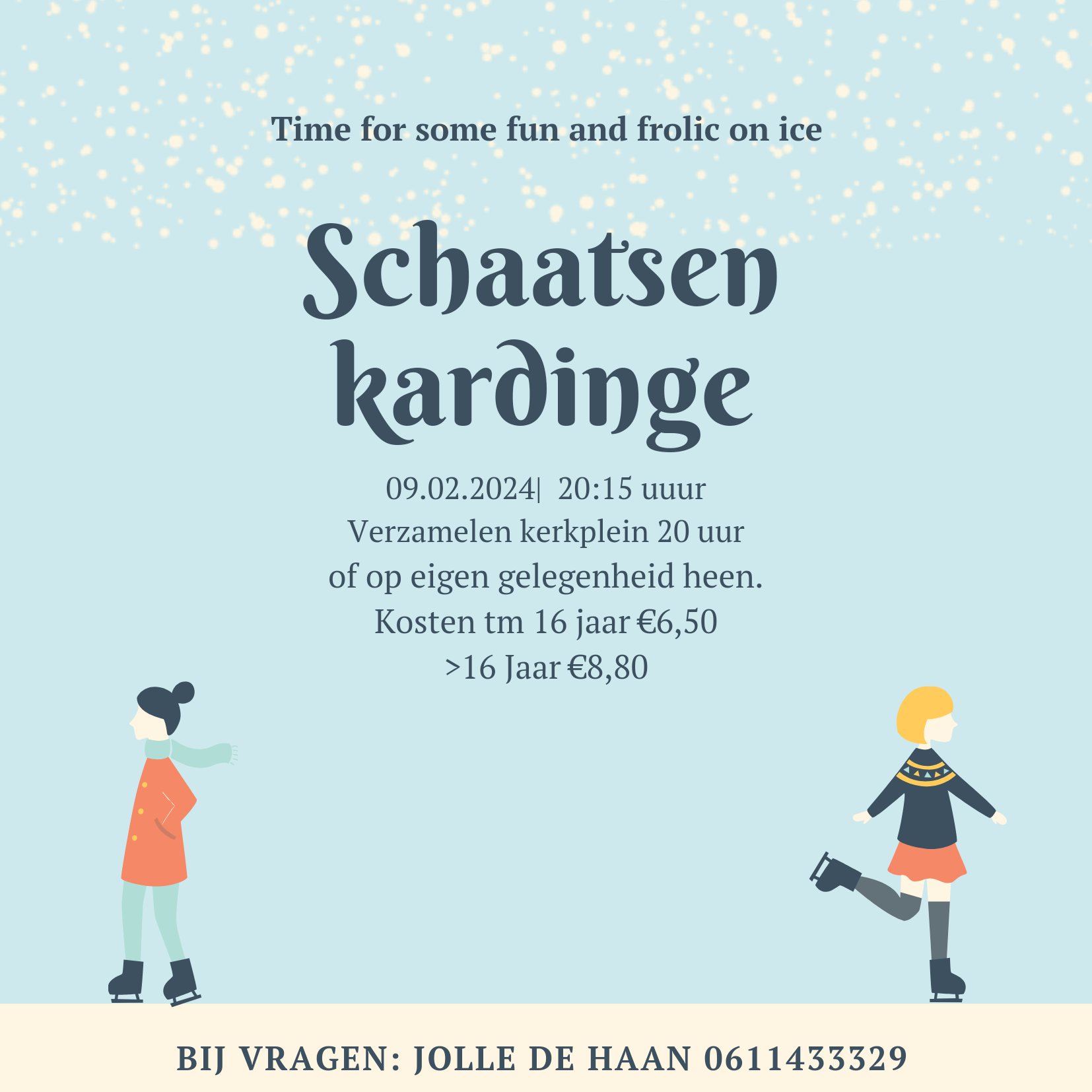 Schaatsen ijshal Kardinge op vrijdag 9 februari 2024 in Sportcentrum Kardinge te Groningen